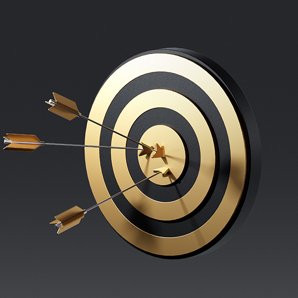 Simple,Arrow,And,Target,Illustration.,Archery,Targets.,The,Arrow,That